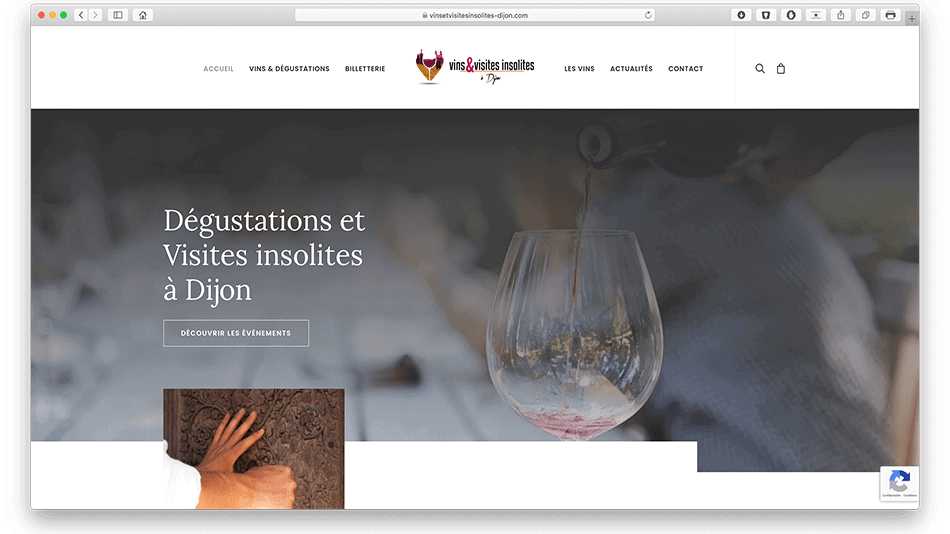 vinsvisitesinsolites dijon bldwebagency projet wordpress booking